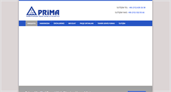 Desktop Screenshot of primamed.com.tr