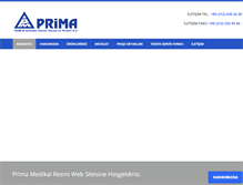 Tablet Screenshot of primamed.com.tr